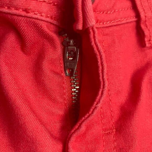 ELLE Women’s Cropped Jeans Size‎ 2 Pink Red Inseam 26” - Picture 4 of 9